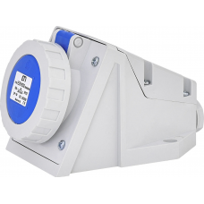 Розетка настінна (силовий роз'єм) EZH-1632  IP67 (16A, 230V, 2P+PE)